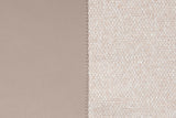 Dog bed detailed fabric sample, light beige